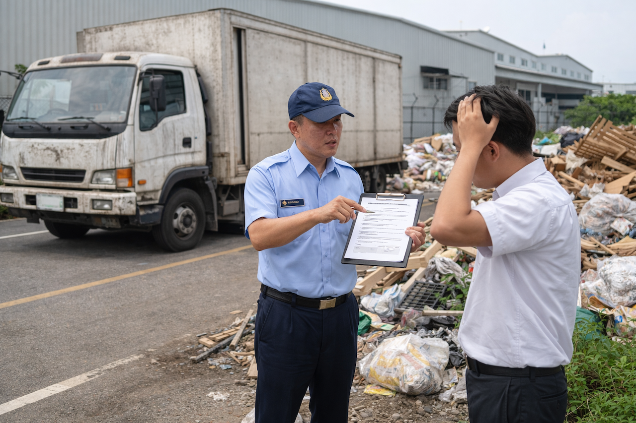 台中工業區清運若委託非法業者，企業可能面臨罰款、停工等法律責任。